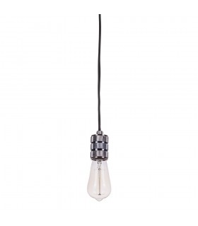 Modern Hanging Pendant Lamp Holders Black 1 Light , E27 - 1