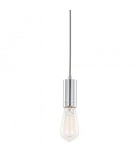 Modern Hanging Pendant Lamp Holders Chrome 1 Light , E27 - 1