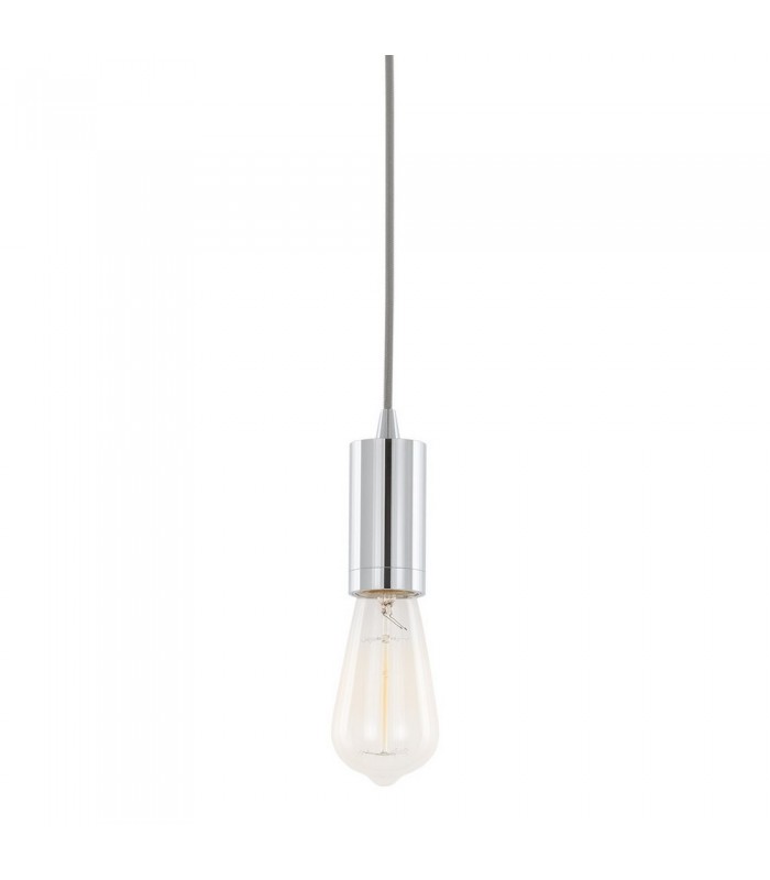 Modern Hanging Pendant Lamp Holders Chrome 1 Light , E27 - 1