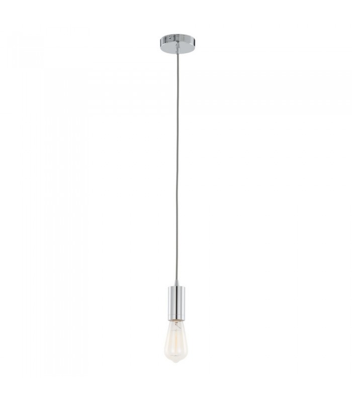 Modern Hanging Pendant Lamp Holders Chrome 1 Light , E27 - 2