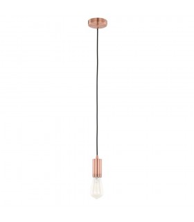 Modern Hanging Pendant Lamp Holders Red Copper 1 Light , E27 - 2