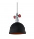 Industrial And Retro Hanging Pendant Black, Silver 1 Light , E27 - 1