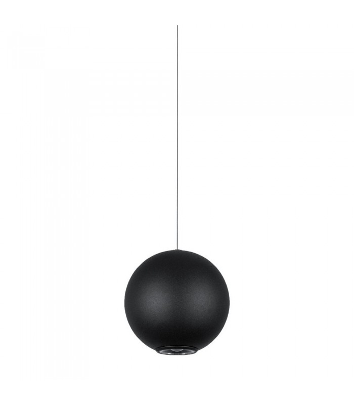 Modern LED Hanging Pendant Black, Warm White 3000K 320lm - 1