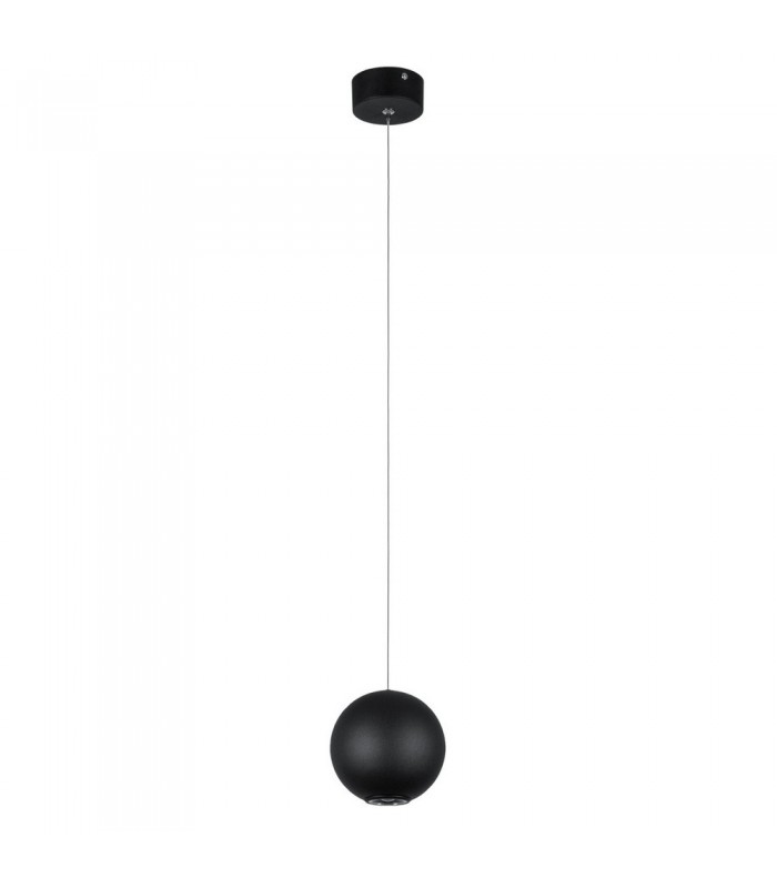 Modern LED Hanging Pendant Black, Warm White 3000K 320lm - 2