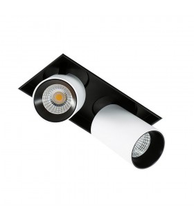 Modern Technical LED Recessed Ceiling White, Black, Warm White 3000K 1640lm - 1