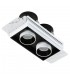Modern Technical LED Recessed Ceiling White, Black, Warm White 3000K 1640lm - 4