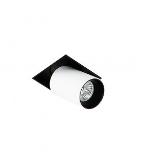 Modern Technical LED Recessed Ceiling White, Black, Warm White 3000K 810lm - 1