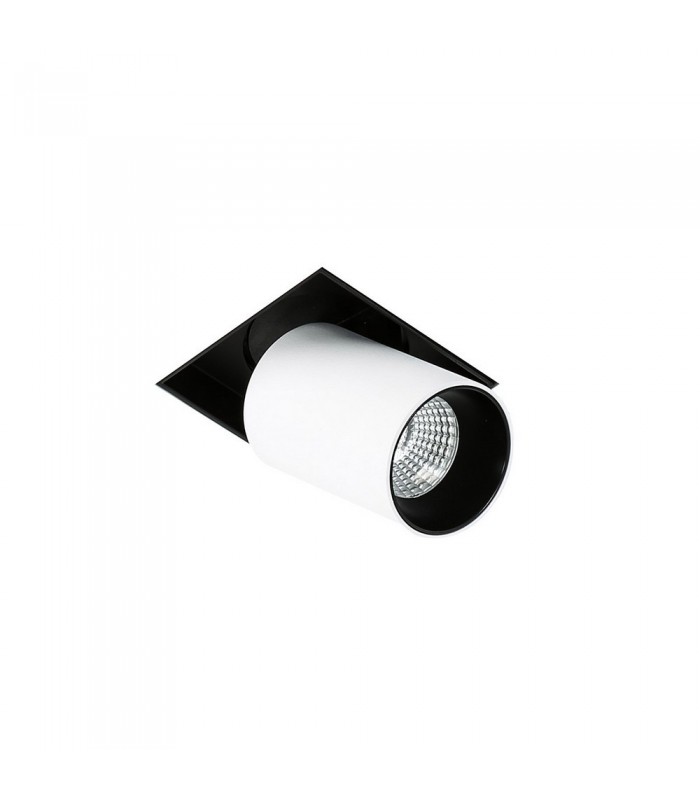Modern Technical LED Recessed Ceiling White, Black, Warm White 3000K 810lm - 1