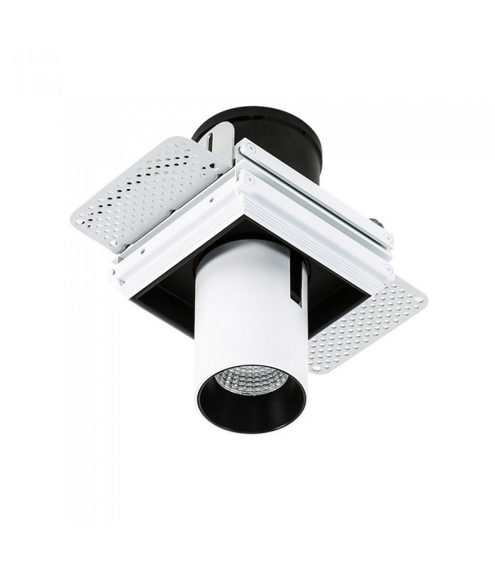Modern Technical LED Recessed Ceiling White, Black, Warm White 3000K 810lm - 3