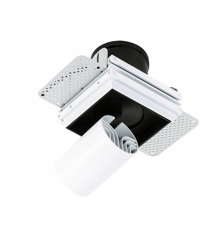 Modern Technical LED Recessed Ceiling White, Black, Warm White 3000K 810lm - 5
