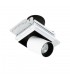 Modern Technical LED Recessed Ceiling White, Black, Warm White 3000K 810lm - 6