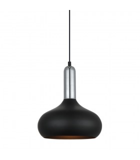 Modern Hanging Pendant Black 1 Light , E27 - 1