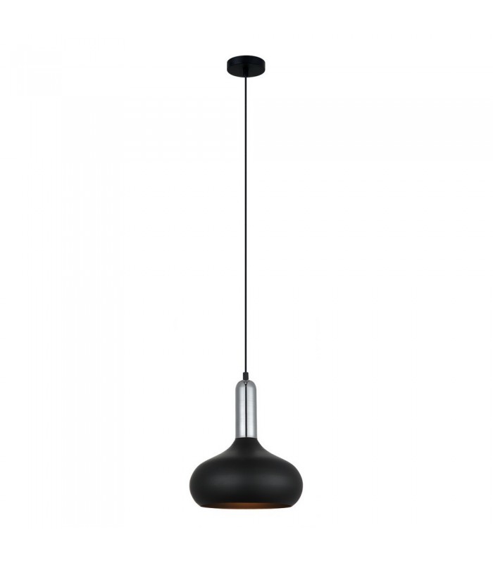 Modern Hanging Pendant Black 1 Light , E27 - 2