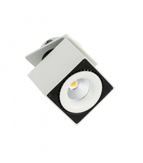 Modern Technical LED Recessed Ceiling White, Black, Cool White 4000K 2350lm - 2