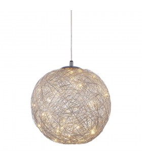 Modern LED Hanging Pendant Chrome, Warm White 3000K 630lm - 2