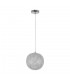 Modern LED Hanging Pendant Chrome, Warm White 3000K 630lm - 3