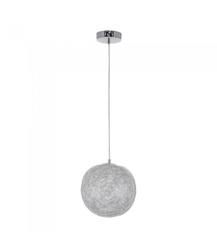 Modern LED Hanging Pendant Chrome, Warm White 3000K 630lm - 3