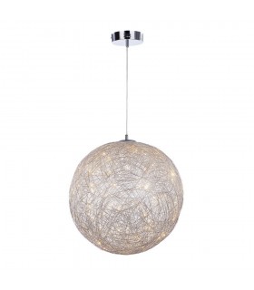 Modern LED Hanging Pendant Chrome, Warm White 3000K 1050lm - 1