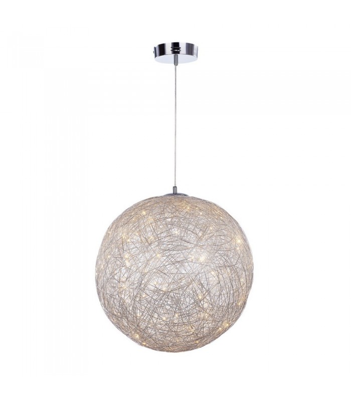 Modern LED Hanging Pendant Chrome, Warm White 3000K 1050lm - 1