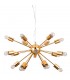 Modern Hanging Pendant Golden 18 Light , E27 - 1