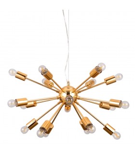Modern Hanging Pendant Golden 18 Light , E27 - 1