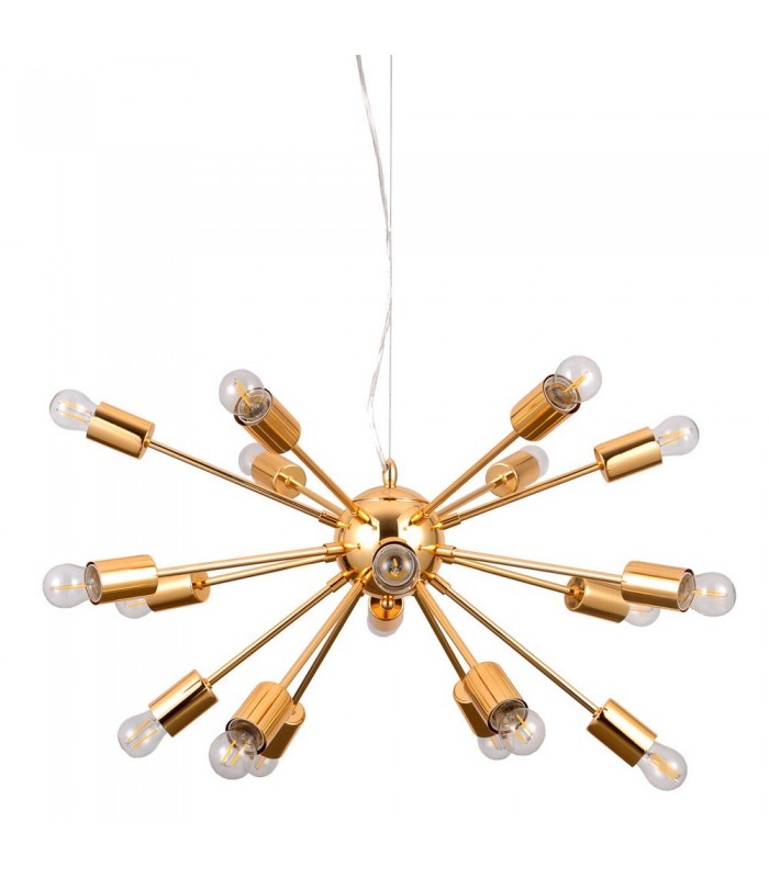 Modern Hanging Pendant Golden 18 Light , E27 - 1