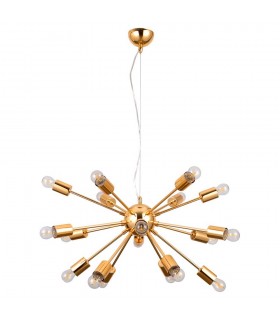 Modern Hanging Pendant Golden 18 Light , E27 - 2