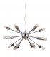 Modern Hanging Pendant Chrome 18 Light , E27 - 1