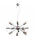 Modern Hanging Pendant Chrome 18 Light , E27 - 3