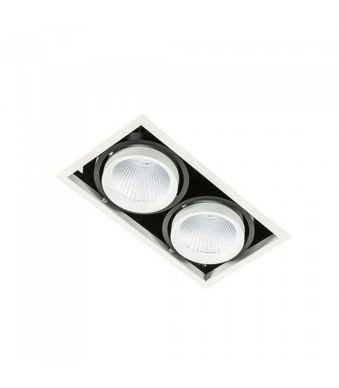 Modern Technical LED Recessed Ceiling White, Black, Warm White 3000K 3045lm - 1
