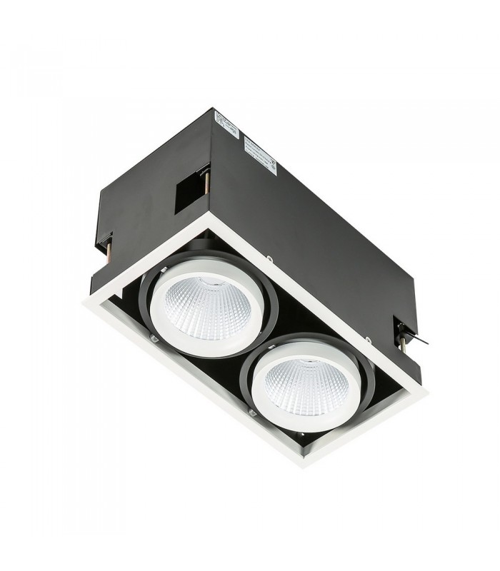 Modern Technical LED Recessed Ceiling White, Black, Warm White 3000K 3045lm - 3