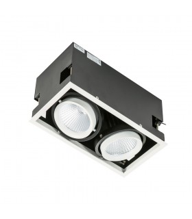 Modern Technical LED Recessed Ceiling White, Black, Cool White 4000K 3045lm - 2