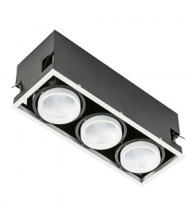 Modern Technical LED Recessed Ceiling White, Black, Warm White 3000K 4200lm - 2