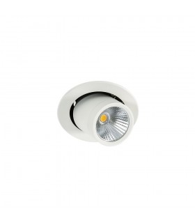 Modern Technical LED Recessed Ceiling White, Black, Warm White 3000K 890lm - 1