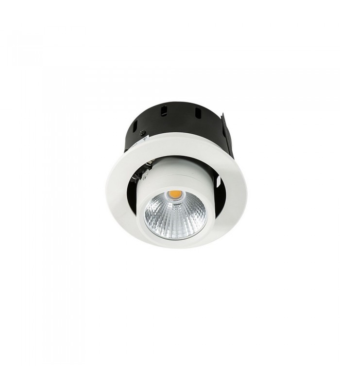 Modern Technical LED Recessed Ceiling White, Black, Warm White 3000K 890lm - 2