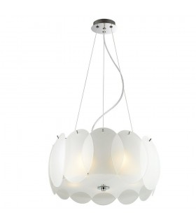 Modern Hanging Pendant White 5 Light , E27 - 1