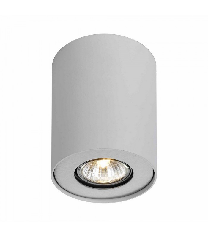 Modern Surface Mounted Black 1 Light  with White Shade, GU10 - 1