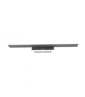 Modern LED Wall Lamp Chrome, Warm White 3000K 800lm - 1