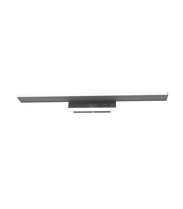 Modern LED Wall Lamp Chrome, Warm White 3000K 800lm - 1