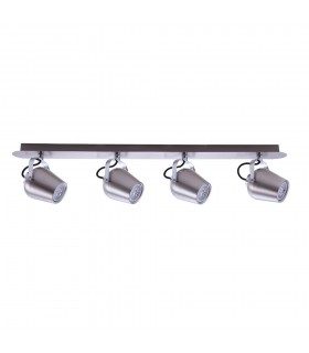 Modern Spotlights Satin Nickel 4 Light  LED, GU10 - 1