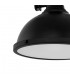 Industrial And Retro Hanging Pendant Black 1 Light with Glass Shade, E27 - 4