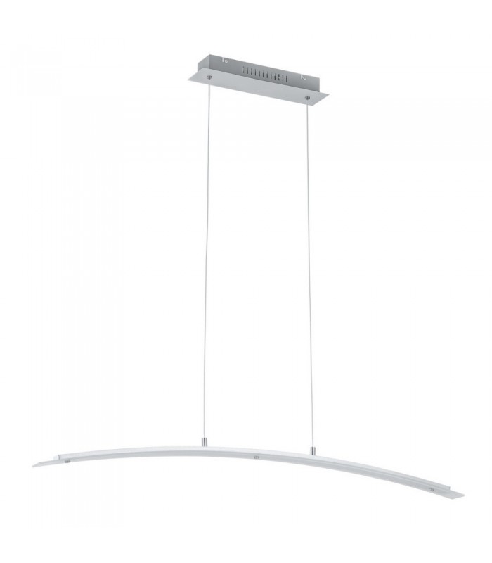 Modern LED Hanging Pendant Brushed Silver, Warm White 3000K 1680lm - 1