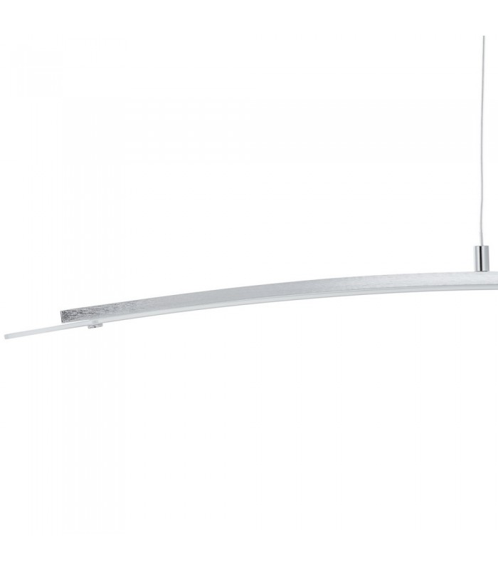 Modern LED Hanging Pendant Brushed Silver, Warm White 3000K 1680lm - 2