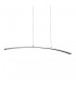 Modern LED Hanging Pendant Brushed Silver, Warm White 3000K 1680lm - 1