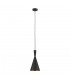 Industrial And Retro Hanging Pendant Black, Brass 2 Light  with Metal Alloy Shade, E27 - 1