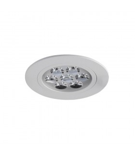 Modern Technical LED Recessed Ceiling White, Warm White 3000K 700lm - 1