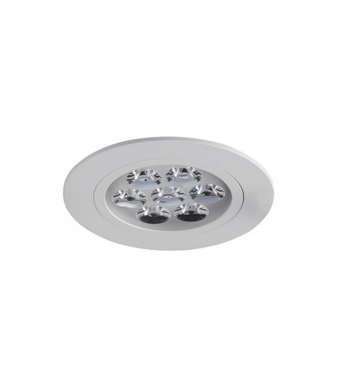 Modern Technical LED Recessed Ceiling White, Warm White 3000K 700lm - 1
