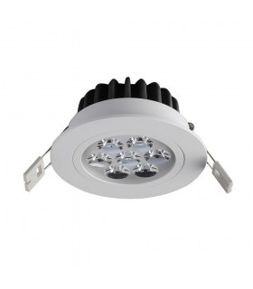 Modern Technical LED Recessed Ceiling White, Warm White 3000K 700lm - 2