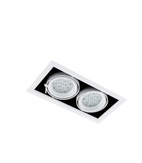 Modern Technical LED Recessed Ceiling White, Warm White 3000K 1920lm - 1