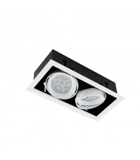 Modern Technical LED Recessed Ceiling White, Warm White 3000K 1920lm - 2